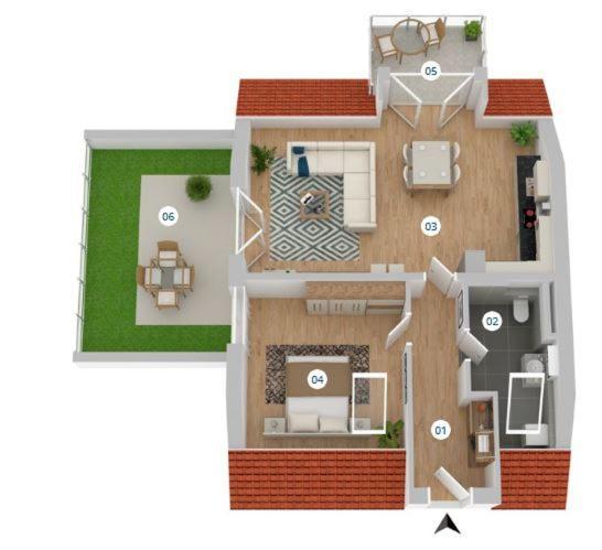Traumhafte Neue Dachterrassenwohnung Am Soyener See Zewnętrze zdjęcie
